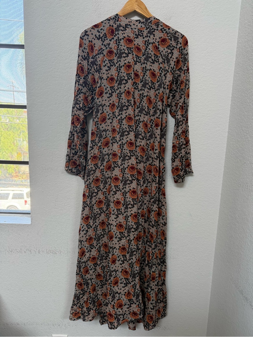 Natalie Martin Fiore Maxi Dress Vintage Flowers Slate NWT - Picture 5 of 7